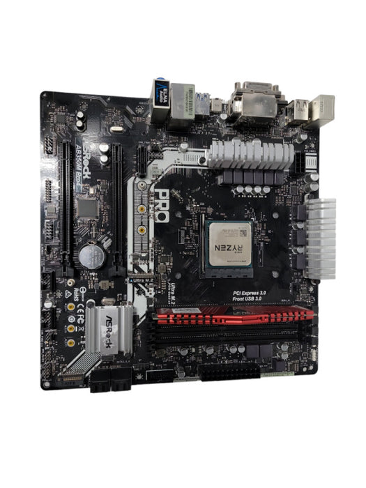 ASRock AB350M Pro4 Motherboard AMD Ryzen 5 1400 3.2GHz | 4GB RAM
