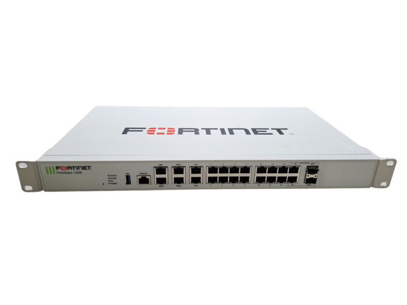Fortinet FortiGate 100E | 16-Port Firewall 2-SFP Security Appliance FG-100E