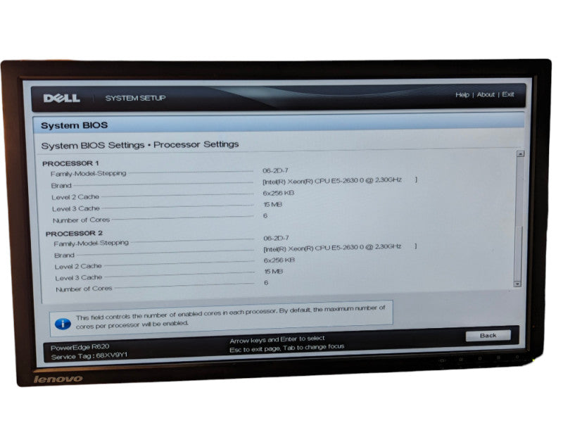DELL PowerEdge R620 2x Intel Xeon E5-2630 0 @ 2.30GHz, 128GB RAM  -