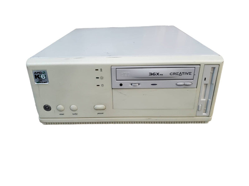 Vintage Desktop Tower AMD K6-2/400 256MB Memory NO HDD @