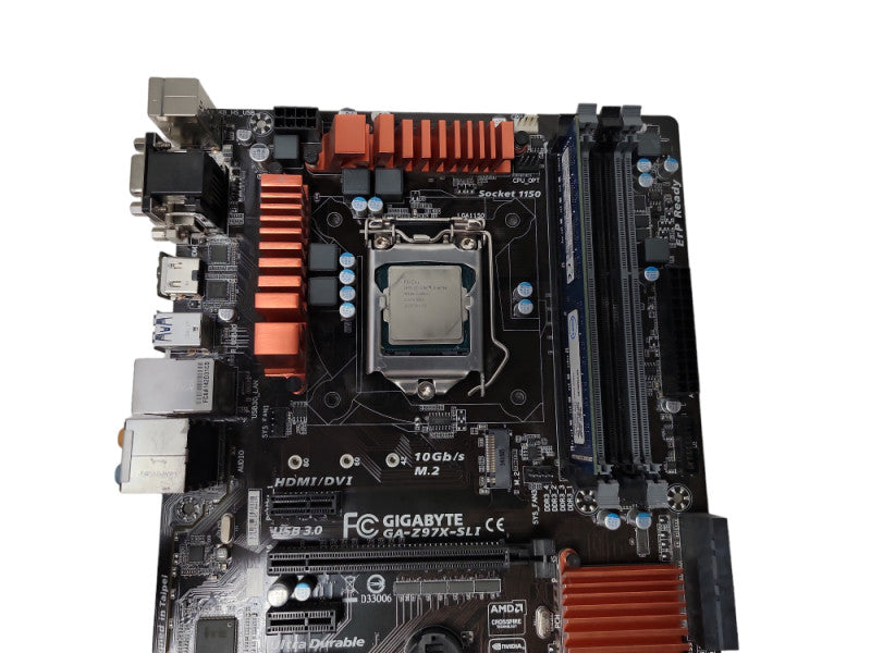 Gigabyte GA-Z97X-SLI Motherboard| i5 4670K 3.40GH | 8GB RAM