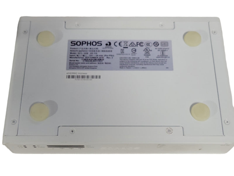 Sophos XG115 Rev 3 4-port Gigabit Firewall Appliance, READ _