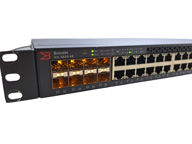 Brocade ICX6610-48-E 48-Port Gigabit Ethernet L3 Switch + QSFP Module