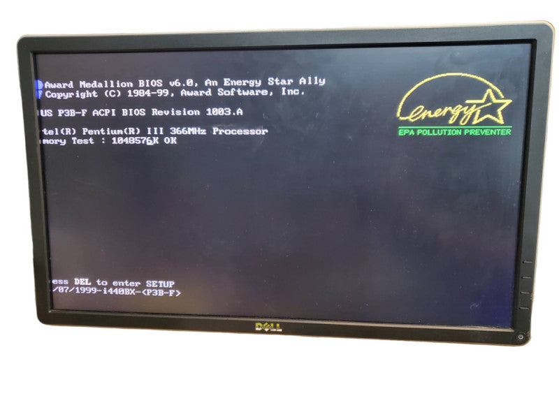 Vintage Desktop Tower FireStorm Pentium III 366Mhz 1GB RAM NO HDD @