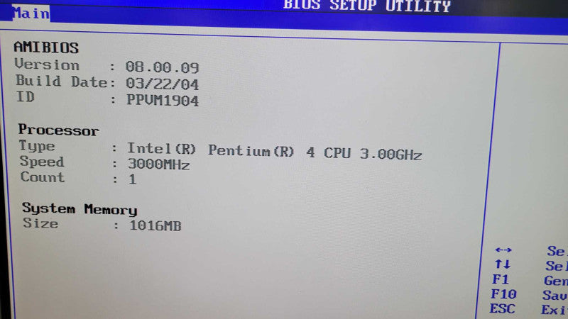 Vintage - Pentium 4 3.0GHz | ASUS P4P800-VM | 1GB RAM | NO HDD %