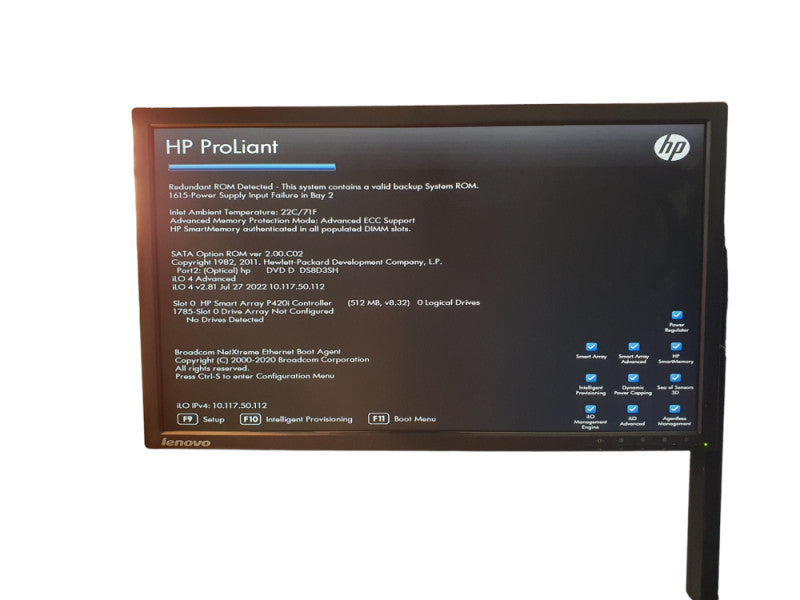 HP Proliant DL380p Gen8 | Intel Xeon E5-2680 v2 @ 2.80Ghz, 256GB Ram