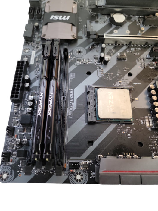 MSI B350 TOMAHAWK Gaming Motherboard|With Ryzen 5 1600 and Hyper X DDR4 ram