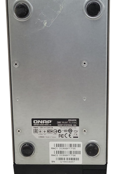QNAP TS-253A 2-Bay Network Attached Storage 2x 3TB HDD, READ _