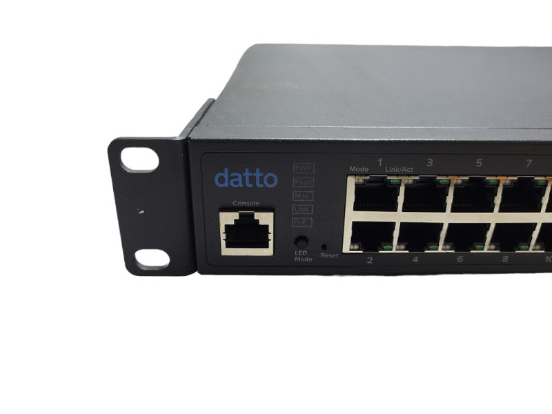 Datto E48 48-Port Gigabit PoE+ Cloud Managed L2 Switch with 4 Dual-Speed SFP $