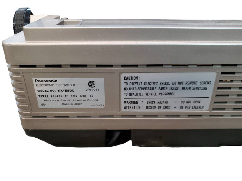 Panasonic KX-E500 Electronic Typewriter  @