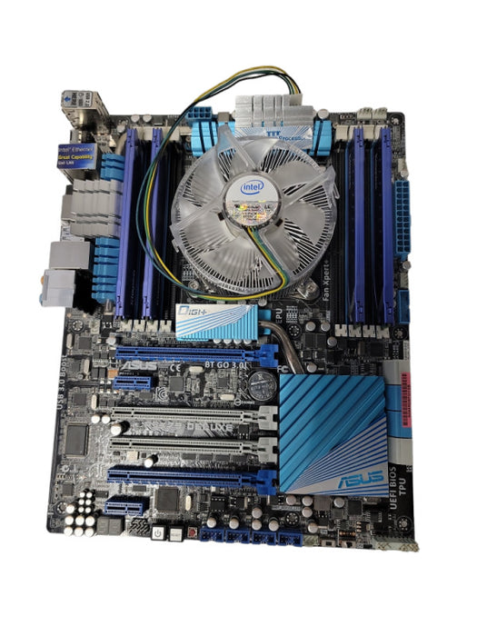 For ASUS P9X79 DELUXE motherboard X79 LGA2011|i7 382 |16GB DDR3| for parts