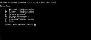 SOPHOS XG 135 Rev.3 Next Generation Firewall, Factory Reset