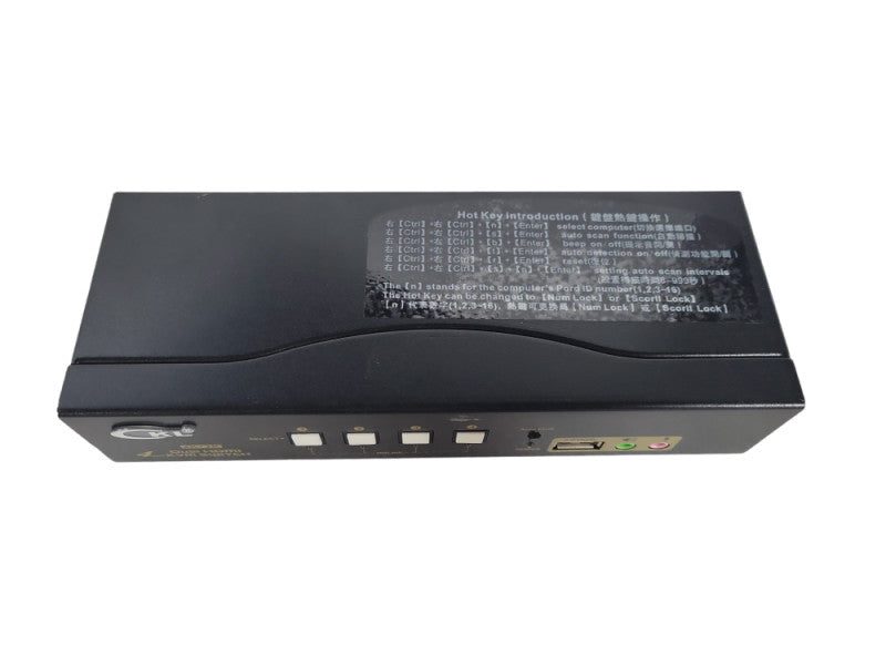 CKL HDMI KVM Switch 4 Port Dual 4K Monitor Extended Display !
