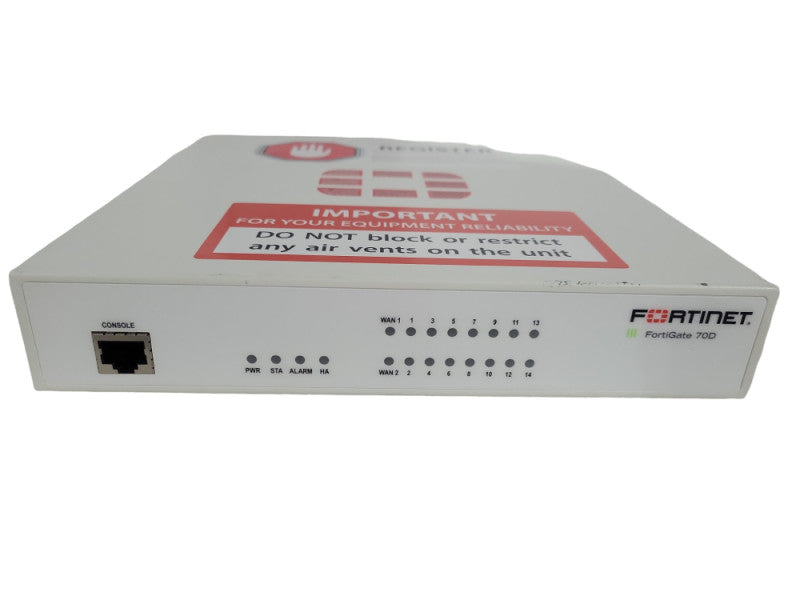 Fortinet Fortigate 70D FG-70D Firewall Network Security Appliance !