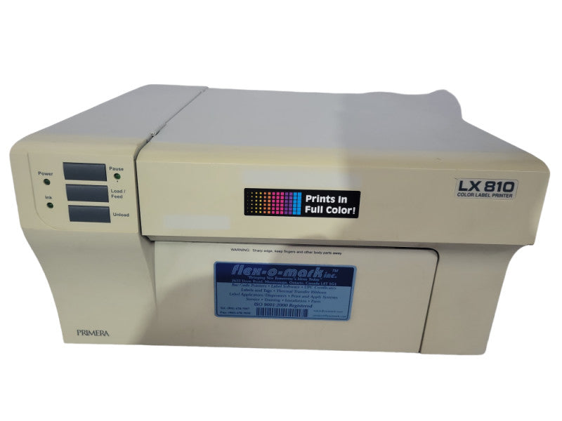 Primera Technology LX810 Color Inkjet Label & Barcode Printer - Untested !
