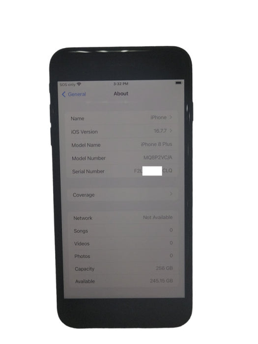 Apple iPhone 8 Plus 256GB Unlocked phone _