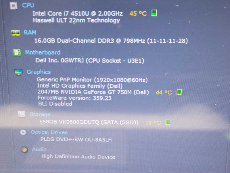 Dell Inspiron 17 7737| i7-4510U| 16GB DDR3| GT 750M| 600GB SSD TOUCH SCREEN Î² BudLap