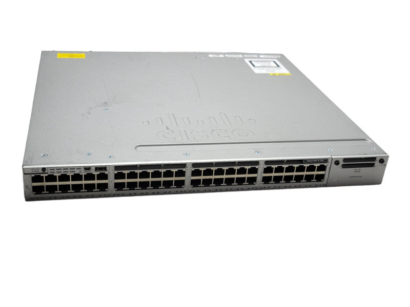 Cisco WS-C3850-48P-E 3850 Series 48-Port Gigabit PoE Managed switch, 1x PSU _