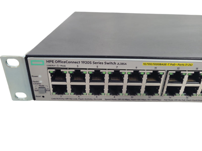 HPE OfficeConnect 1920s JL385A | 24 Port Gigabit PoE+ Network Switch !