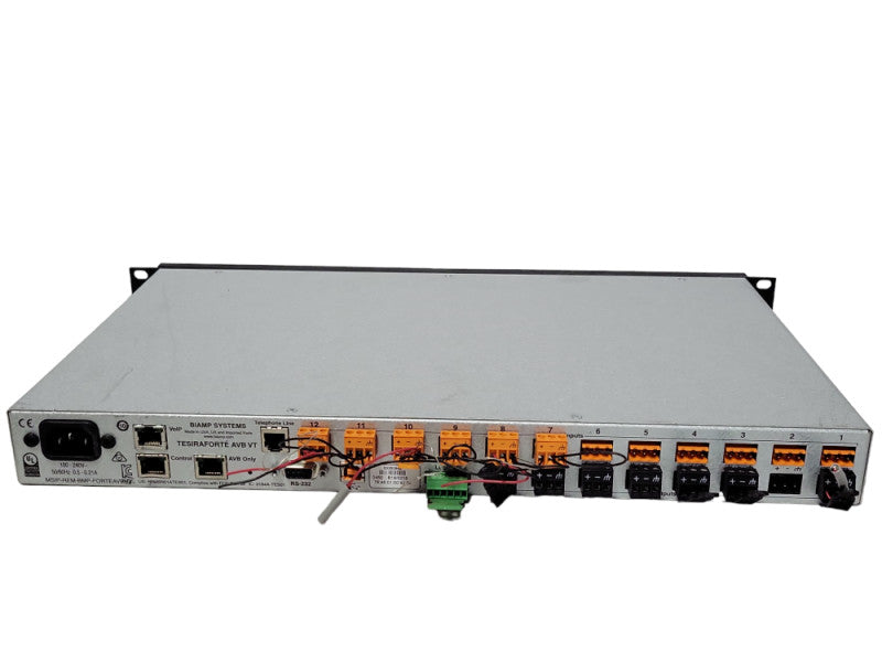 Biamp Tesira Forte AVB VT Digital Audio Signal Processor, READ _
