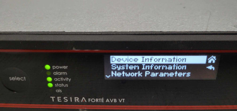 Biamp Tesira Forte AVB VT Digital Audio Signal Processor, READ _
