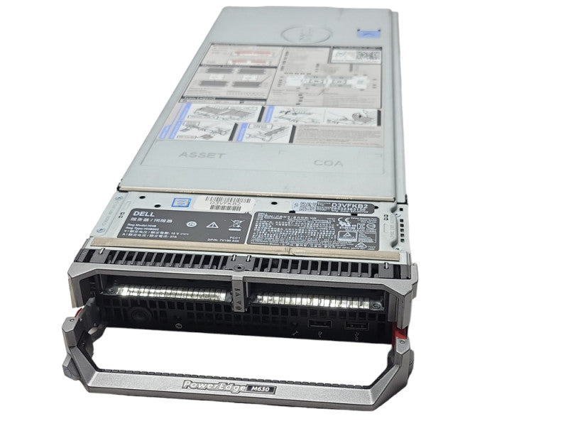 DELL PowerEdge M630 blade server, 1x Xeon E5-2660v3 CPU, 16GB DDR4, HDD _