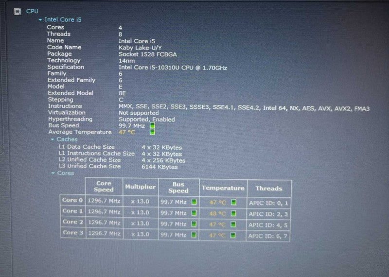Dell Latitude 5410 Intel Core i5-10310U@1.7GHz (vPRO) 16GB RAM 256SSD READ!  Lap200