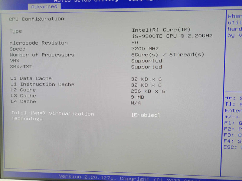 NCR CX8 7736-3500-2000 POS Terminal Intel i5-9500TE 8GB, NO HDD SEE _