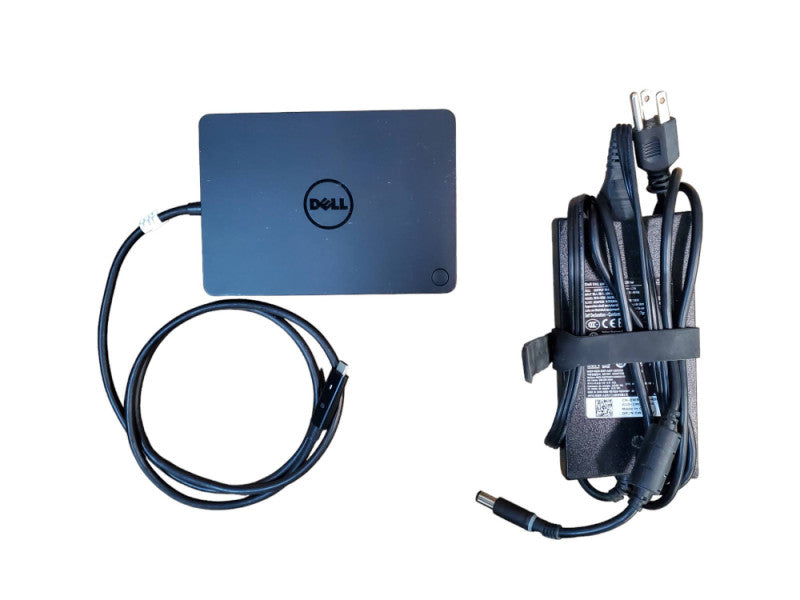 Dell K17A Laptop Docking Station w/ 130W Dell Power Adapter Q@
