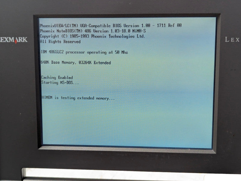 RARE Vintage Lexmark LexBook SE10 Model 3040MX Vintage Laptop  -