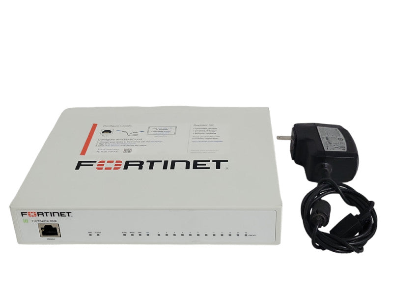 Fortinet Fortigate 80E Next Generation VPN Firewall w/ Power adapter, READ _