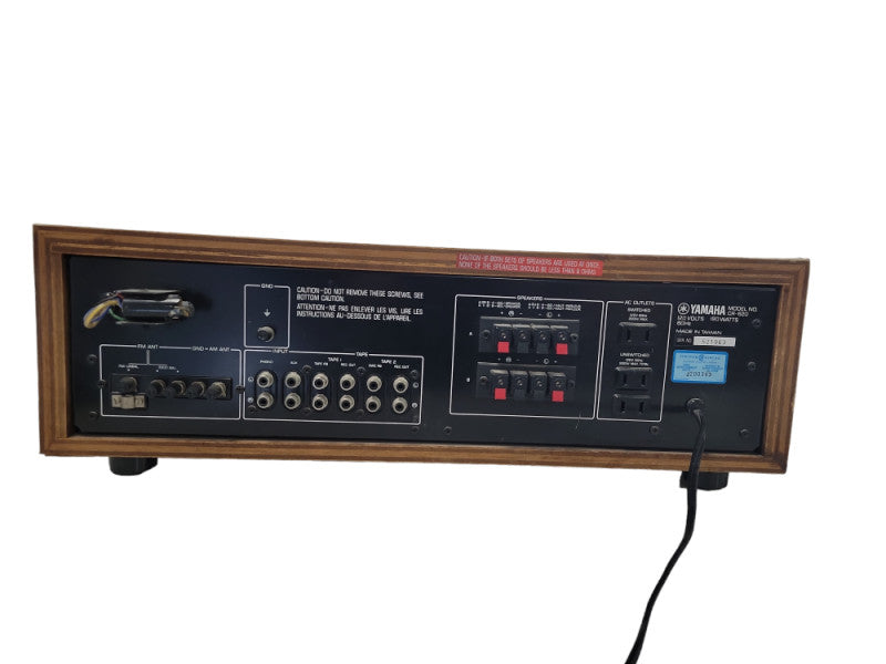 Yamaha CR -620 stereo vintage receiver in wooden case | Vintage