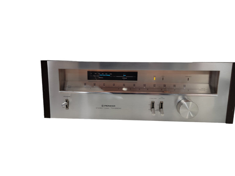 Pioneer TX-6800 AM/FM tuner| Classic silver model with wood case