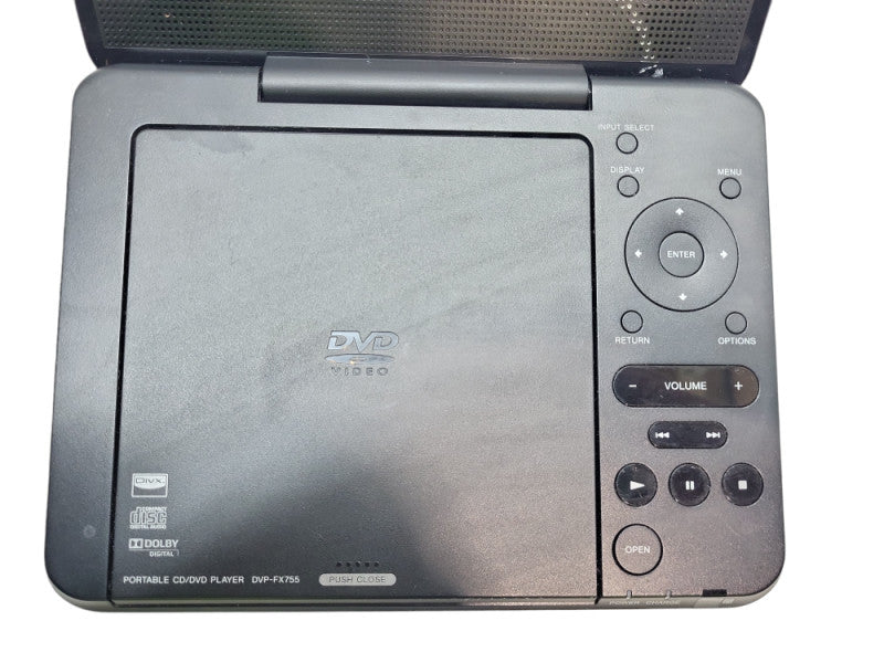 Sony 9.5V Portable CD/DVD Player DVP-FX755 &