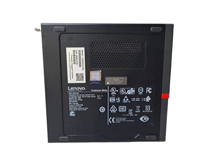 Lenovo M920q USFF | i5-8600T @ 2.30GHz 6C, 8GB DDR4, 256GB NVMe