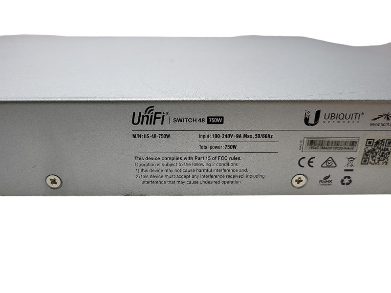 Ubiquiti US-48-750W 48-Port Managed PoE+ Gig 750W Switch $