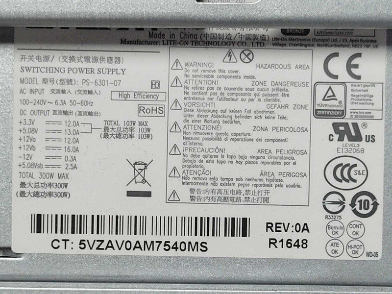 HP ProLiant ML110 Gen9 Intel Xeon E3-1225v5 3.3GHz 4GB RAM, No HDD, READ _