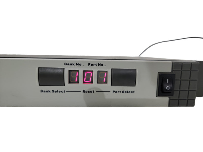 TOP VIEW KVM SWITCH 8 PORT| w/power cord 3 CABLES for Video and audio