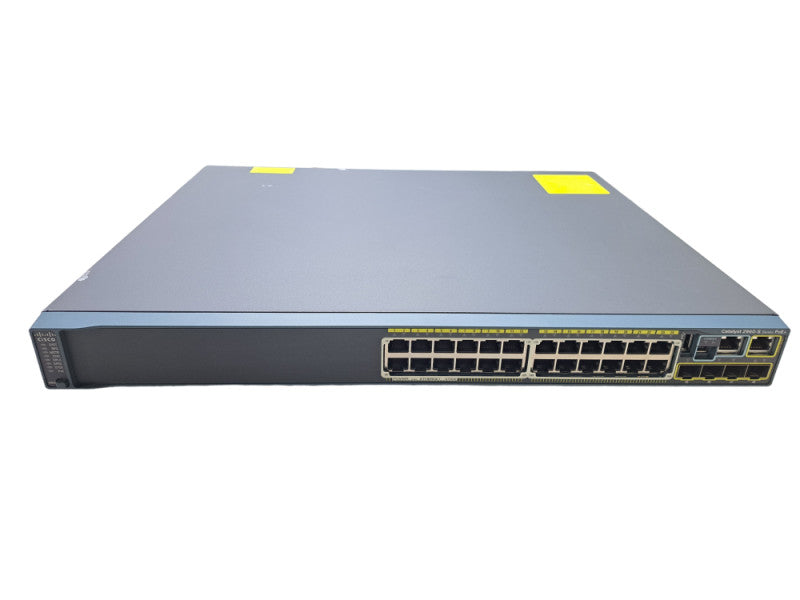 Cisco WS-C2960S-24PS-L V04 | 24 Port Gigabit 370W PoE+ Network Switch
