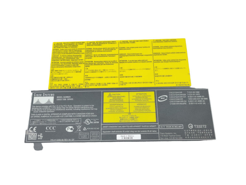 Cisco 7200 Series VXR 1-Power Supply Router %
