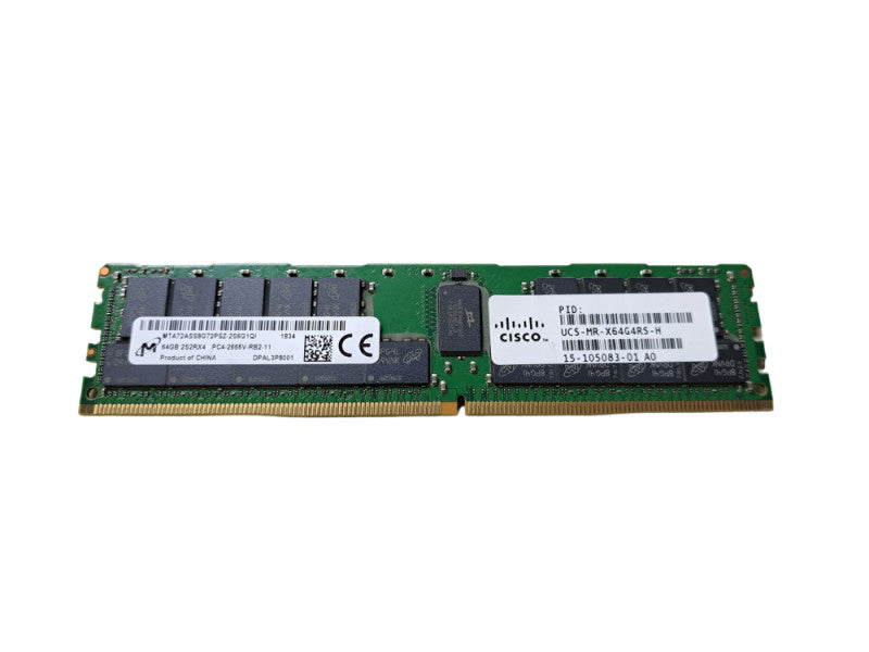 Micron 64GB 2S2RX4 PC4-2666V-RB2-11 | DDR4 Server Memory