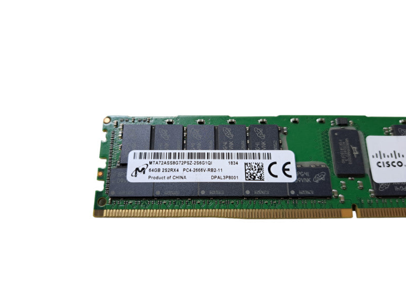 Micron 64GB 2S2RX4 PC4-2666V-RB2-11 | DDR4 Server Memory