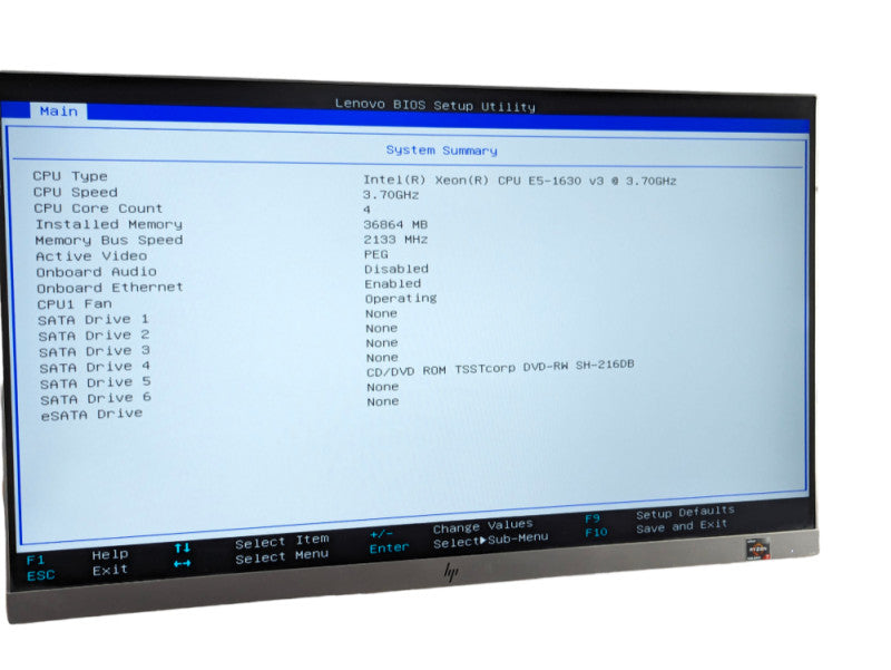 Lenovo ThinkStation P500  Intel Xeon E5-1630 v3 @ 3.70Ghz, 32GB RAM  -
