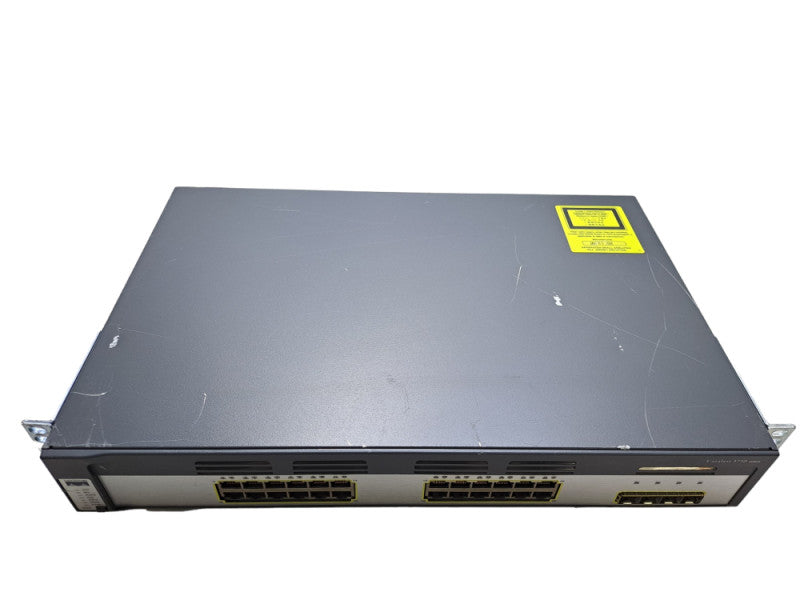Cisco WS-C3750G-24TS-S | 24-Port Gigabit, 4x SFP Network Switch