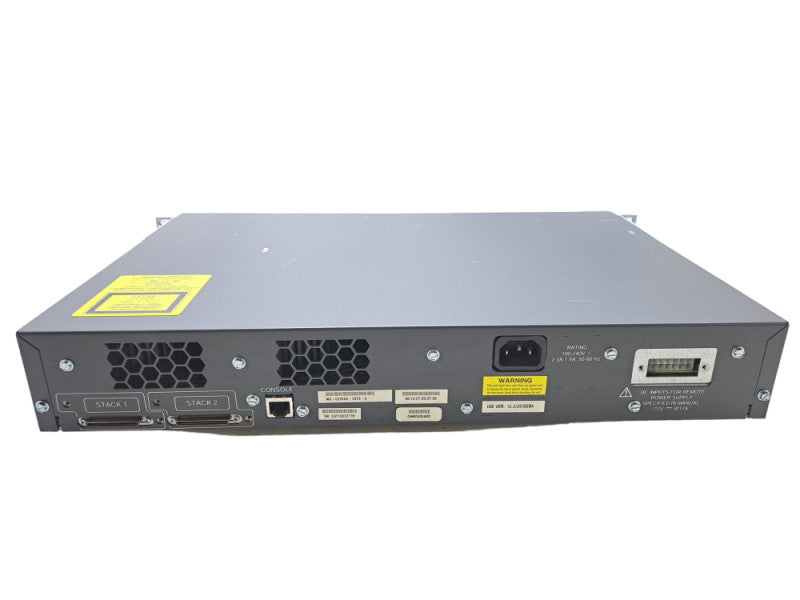 Cisco WS-C3750G-24TS-S | 24-Port Gigabit, 4x SFP Network Switch
