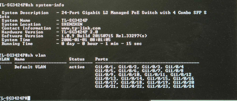 TP-LINK JetStream TL-SG3424P 24-Port Gigabit PoE Ethernet Switch