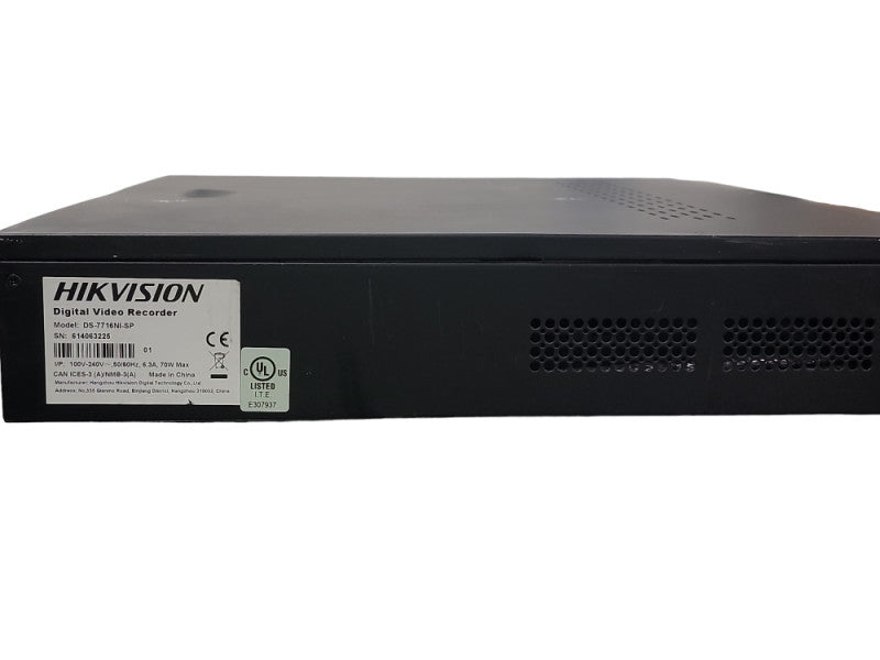Hikvision DS-7716NI-SP/16 Digital Video Recorder | No HDDs | HDMI PoE VGA
