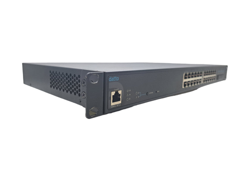 Datto DSW100-24P-4X | 24-Port Gigabit PoE+ Cloud Managed Switch | 4x 10G SFP+