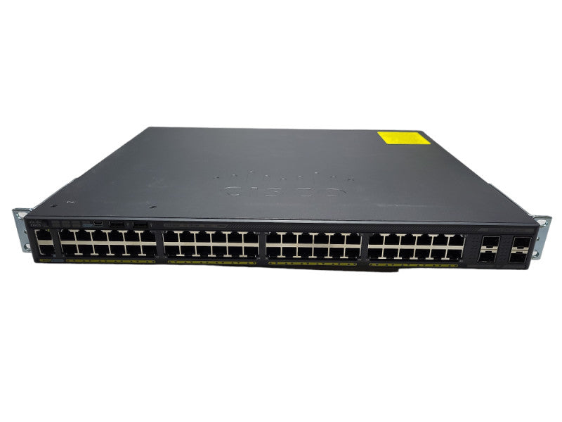 Cisco WS-C2960X-48LPS-L V06 | 48-Port Gigabit PoE+ 370W Switch | 4x SFP $