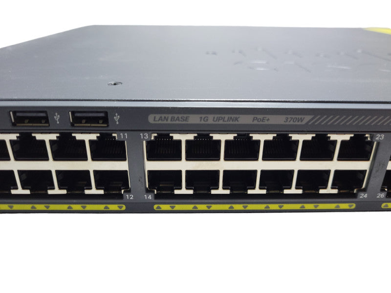 Cisco WS-C2960X-48LPS-L V06 | 48-Port Gigabit PoE+ 370W Switch | 4x SFP $